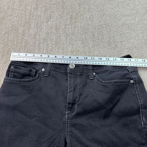 Seven 7 Madison Skinny jeans Women's Black Denim Size 12 - Picture 2 of 13